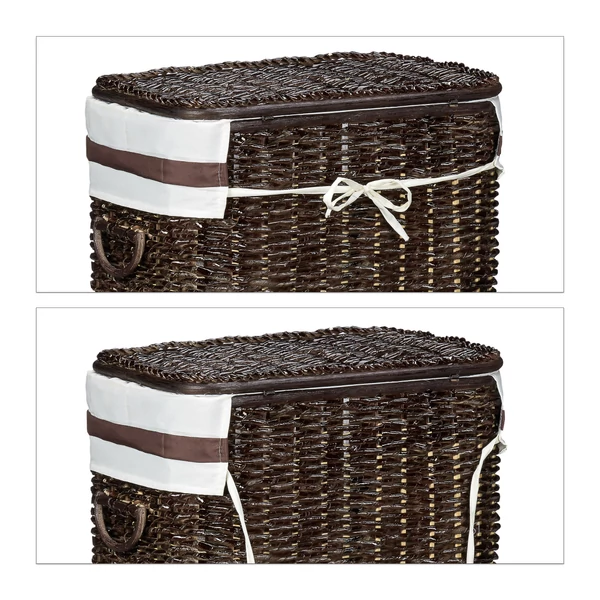 Rattan Szennyeskosár 42 L