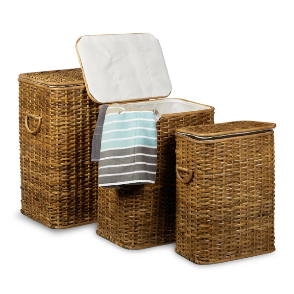 Rattan Szennyeskosár 44 L
