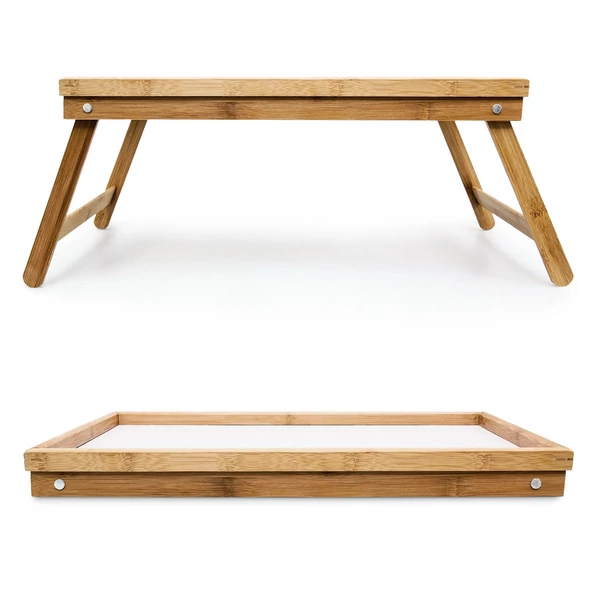 multifunkciós reggeliző tálca lakásba fehér belső asztallappal