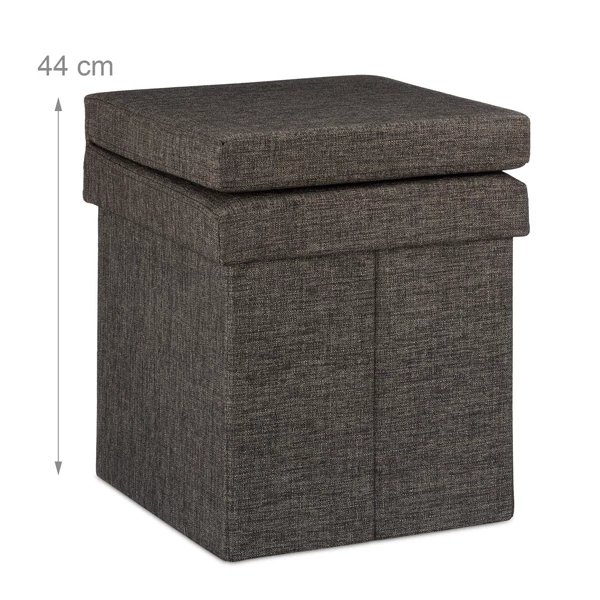 LAMMERT Összecsukható Puff, Ülőke Háttámlával 