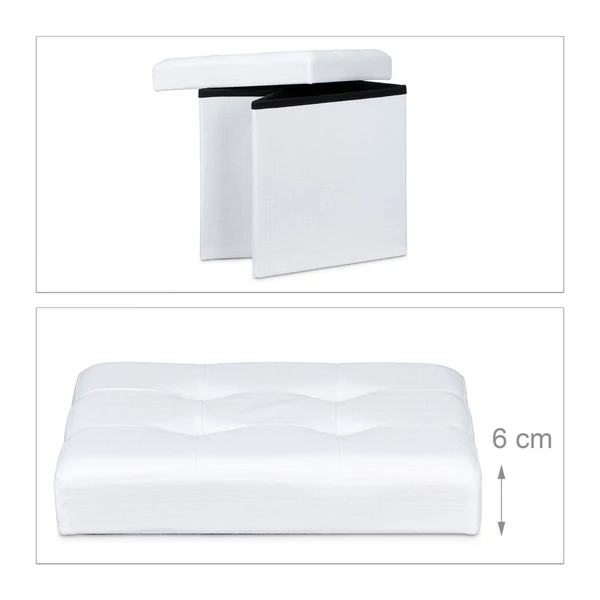 MAXI Összecsukható Textil Ülőke,Puff 