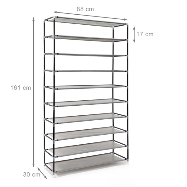 VALENTIN Cipőtároló Szekrény 161 cm Magas