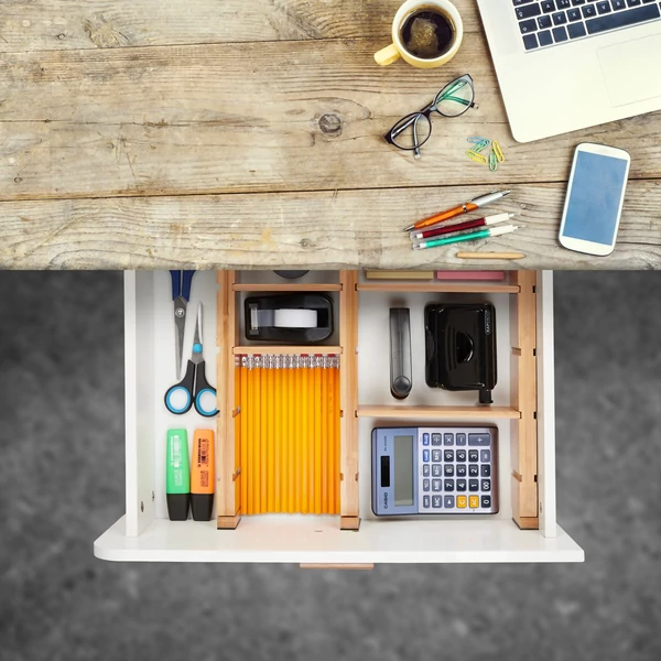 natúr bambusz fiókrendszerező fiókban