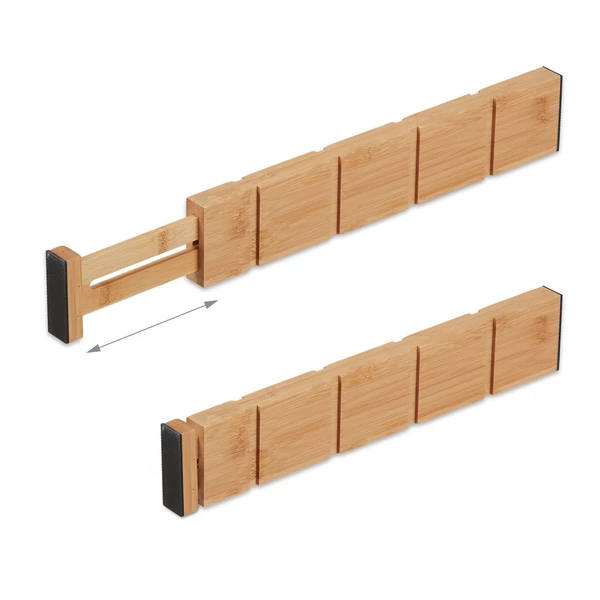 fiók rendező bambusz elválasztó elemek