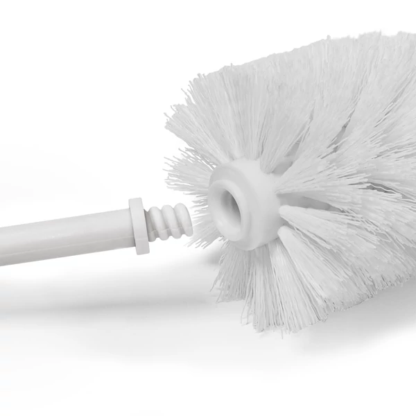 Cserélhető wc kefe pótfej egy műanyga rúdon egy ginga wc kefe és wc papír tartó részeként