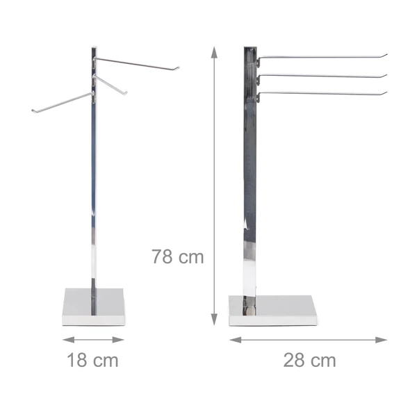 Harmo törölközőtartó és törölközőszárító inas méretekkel