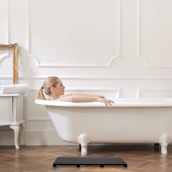 Longa Bambusz Fürdőszoba szőnyeg és kádkilépő