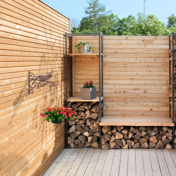 Öntöttvas Fali Virágtartó és Madáritató