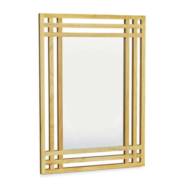 Asmara fenyőfa keretes előszobába és fürdőszobába szerelhető tükör