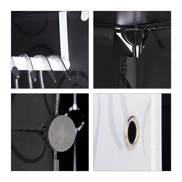 LACY XXL Gardróbszekrény, 18 Tároló Rekesszel