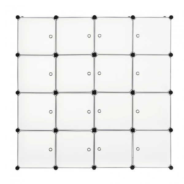 Moduláris gardróbszekrény praktikus tárolási lehetőségekkel