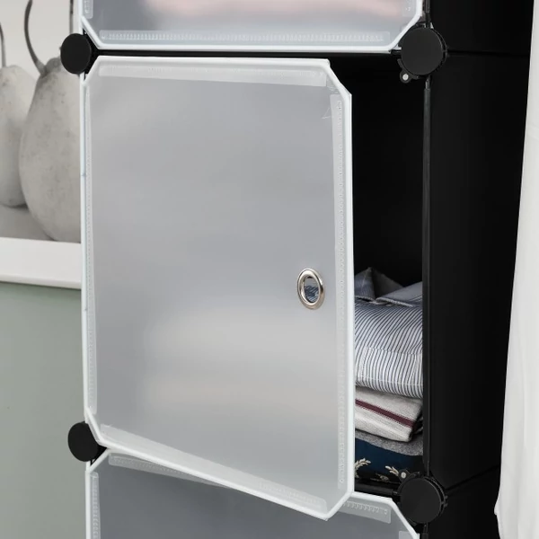 LOGEN Gardróbszekrény, 9 tároló rekesszel