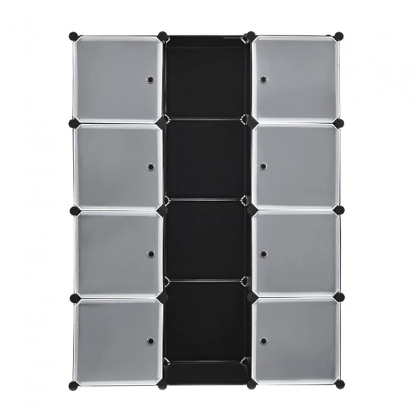 LOGEN Gardróbszekrény, 9 tároló rekesszel