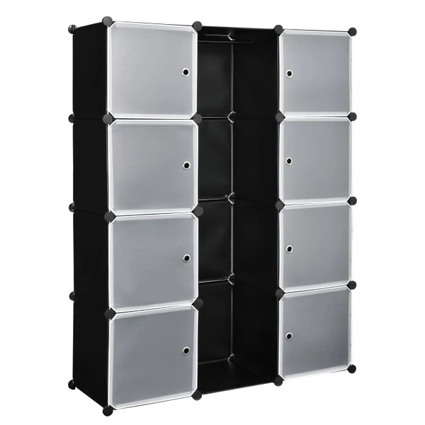 LOGEN Gardróbszekrény, 9 tároló rekesszel