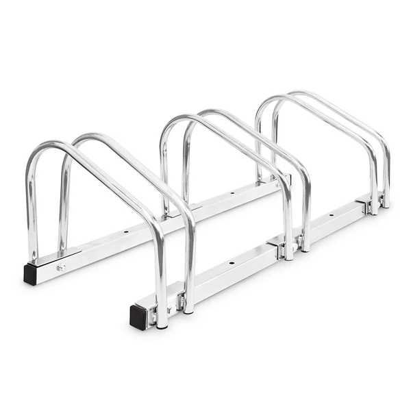 Bike krómozott acél kerékpártároló és bicikliparkoló 3 beállóhellyel