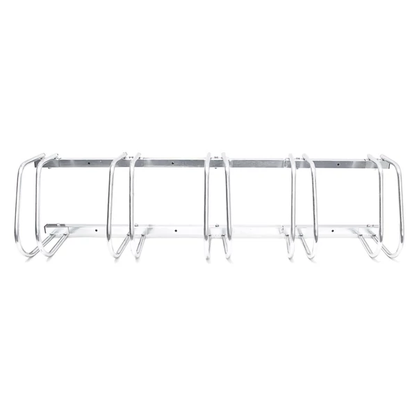 Falra is rögzíthető 5 részes kerékpártároló de beltéri használatra is alkalmas