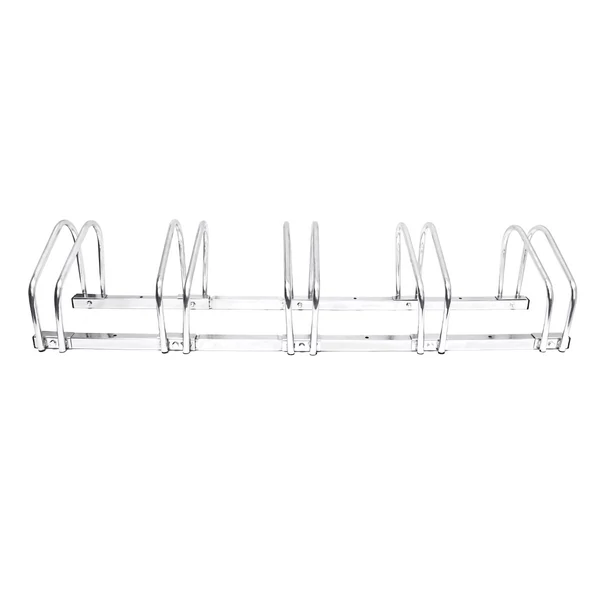 padlóra szerelhető 5 kerékpár számára elegendő helyet nyújtó kerékpártároló