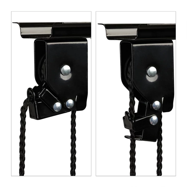 Kerékpárlift felső tartólemei közelről