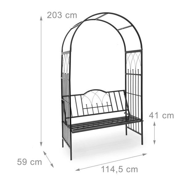 Rózsafuttató keret paddal
