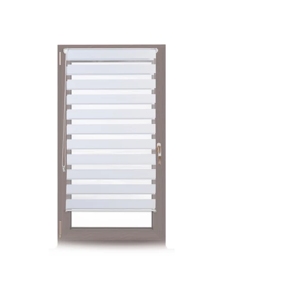 Johan fehér színű textil ablakra roló klemmfix 60 x 150 cm méretben