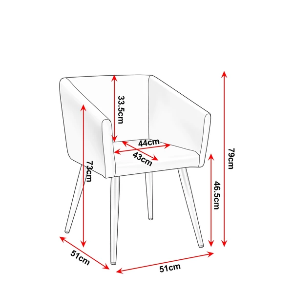 ELZA Étkezőszék, 6 Színben