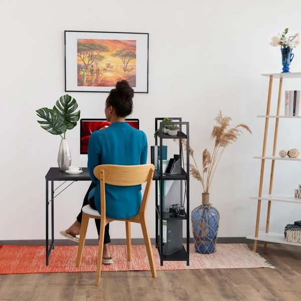 LANPA Íróasztal, Polcokkal, 3 Színben