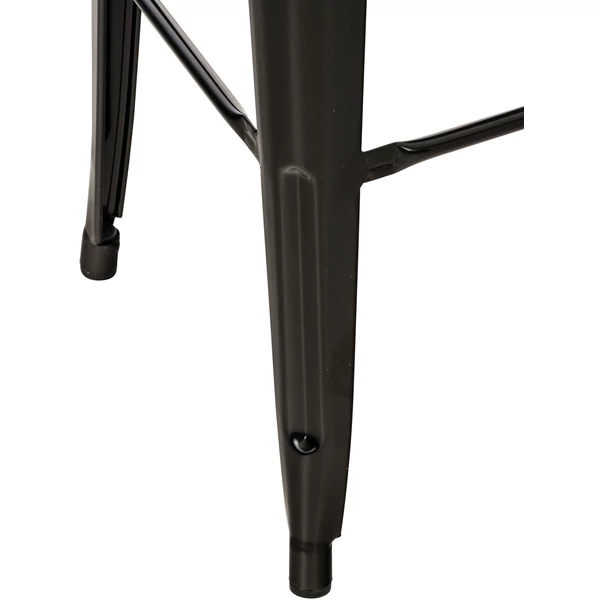 Mason fém bárszék egyik vastag acél lába fekete színben