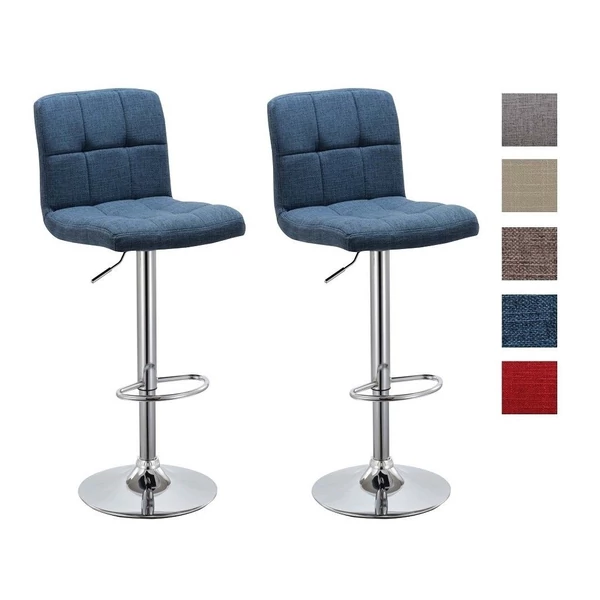 Modern Szövet Kárpitozású Bárszék