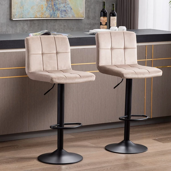 Alcon bárszék cappuccino színű kárpitozással