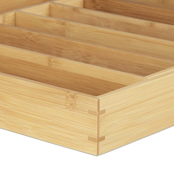 MIDORI Bambusz Evőeszköztartó Állítható 25,5 - 39 cm