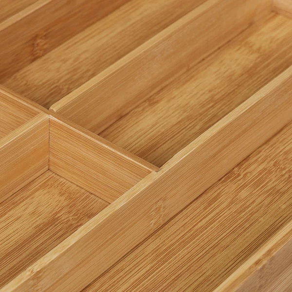 bambusz evőeszköztartó 7 rekesz