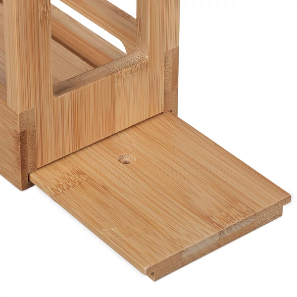 IRKAZ Bambusz Kihúzható Szekrény Rendszerező, 2 Polcos