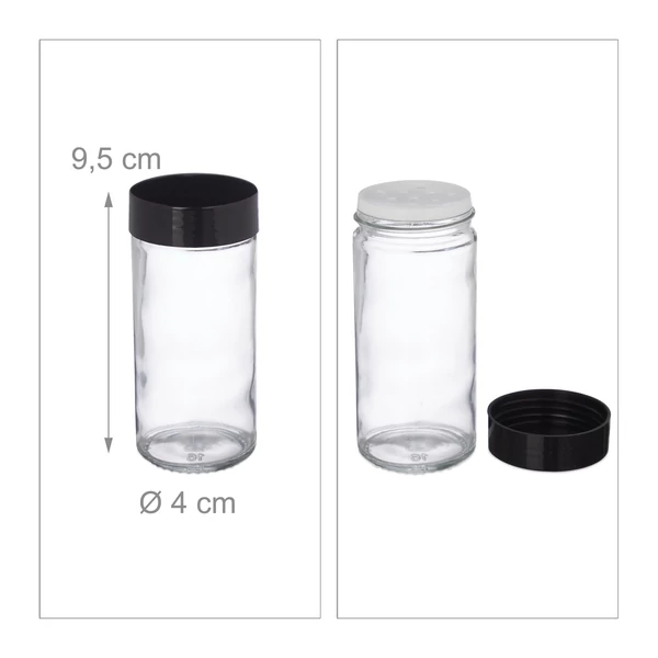 Joru bambsz fűszertartó állvány készlet két darab fűszeres üvege üresen méretekkel