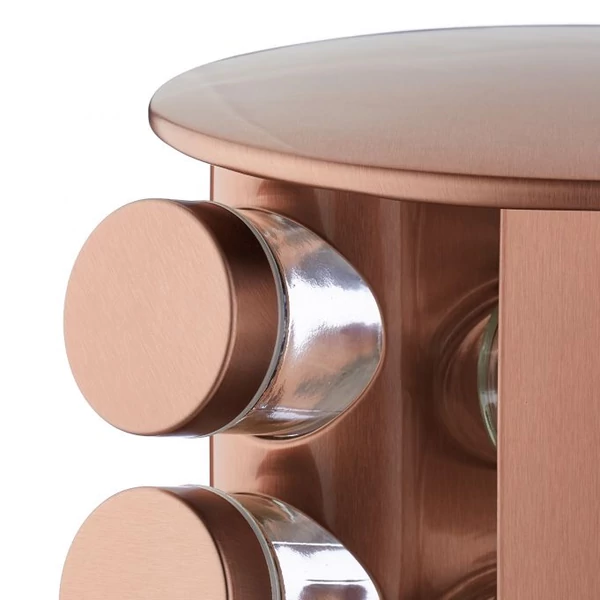 REZO Fűszertartó 16 db, Rozsdamentes Acél Állvány