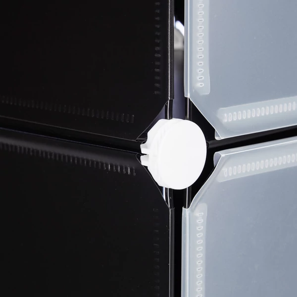 LOG Gardróbszekrény, 6 tároló rekesszel