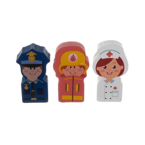 Városépítő Fakocka Gyerekeknek 100 Darabos + Puzzle Szőnyeg + Tárolódoboz + Tárolózsák