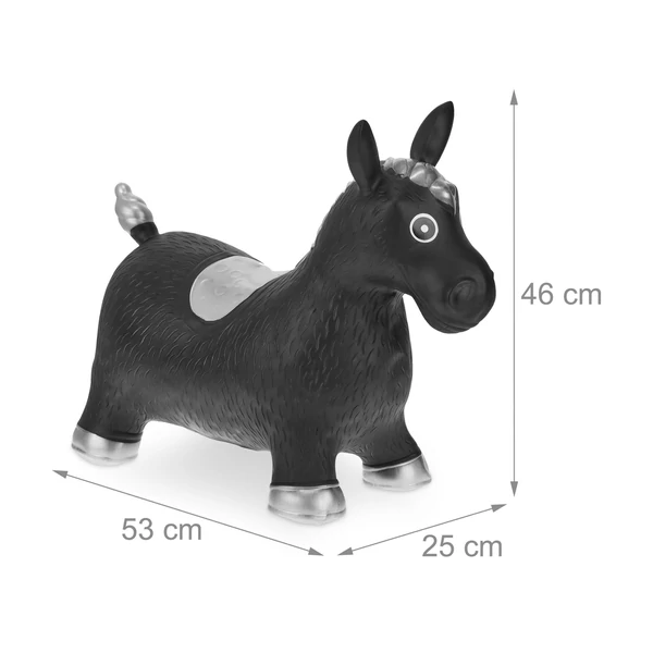 Ugráló paci fekete színben kapaszkodós fülekkel külső méretekkel