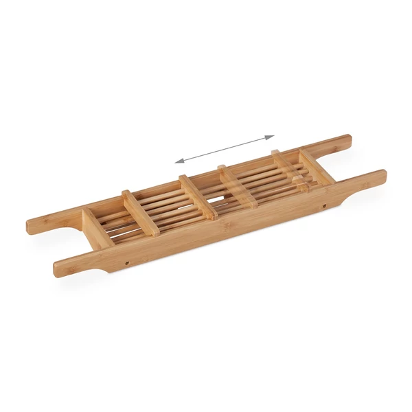 Jinkala fürdőkádra helyezhető tálca üresen és a külső méretei