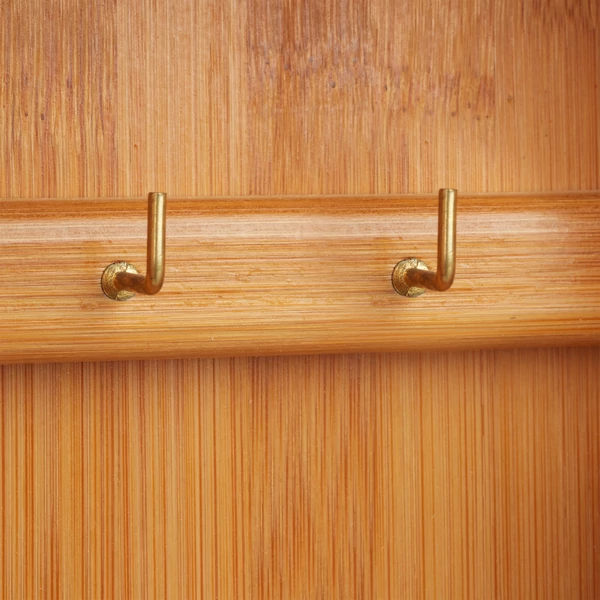 Bambusz Kulcstartó Szekrény, 6 db Kulcsnak