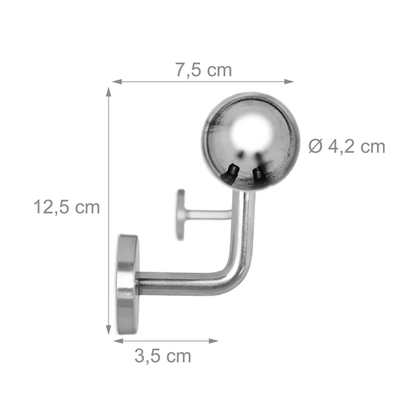 Bővíthető Rozsdamentes Acél Lépcsőkorlát 100 cm