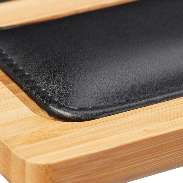 Műbőr borítású kartámasz a hona laptop tartón 