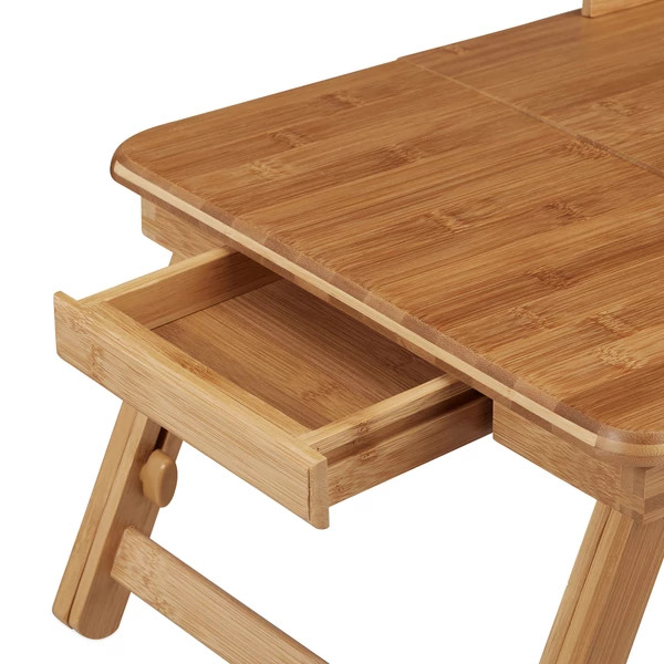 IDOMU XL Bambusz Laptop Asztal