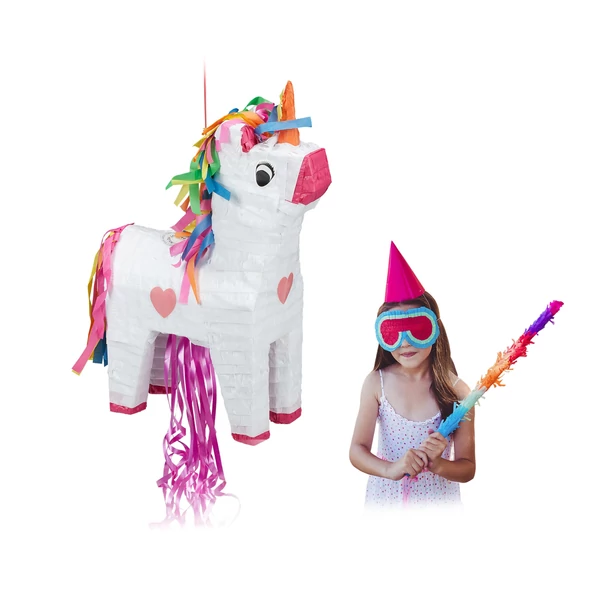 Egyszarvú Pinata Húzós Kivitel
