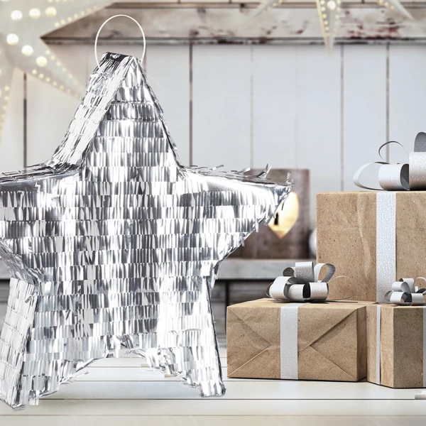 Ezüst Csillag Pinata