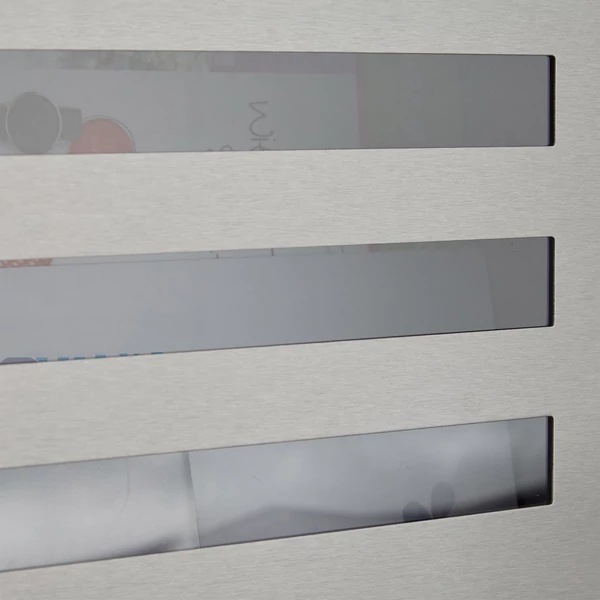 KARLA Rozsdamentes Acél Postaláda Újságtartóval