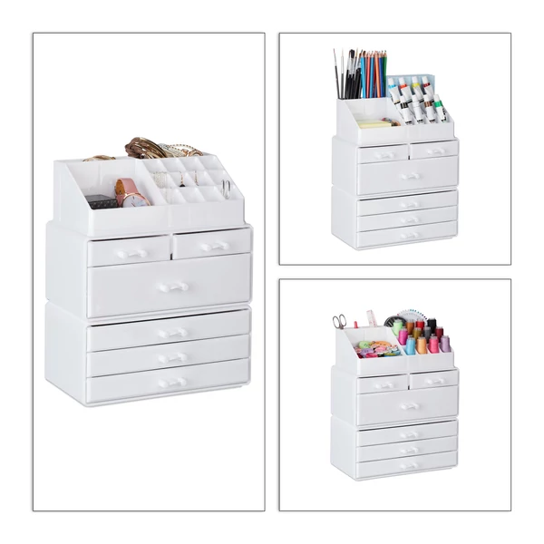ARIELLA Smink Tároló, Rendszerező 6 Fiókkal