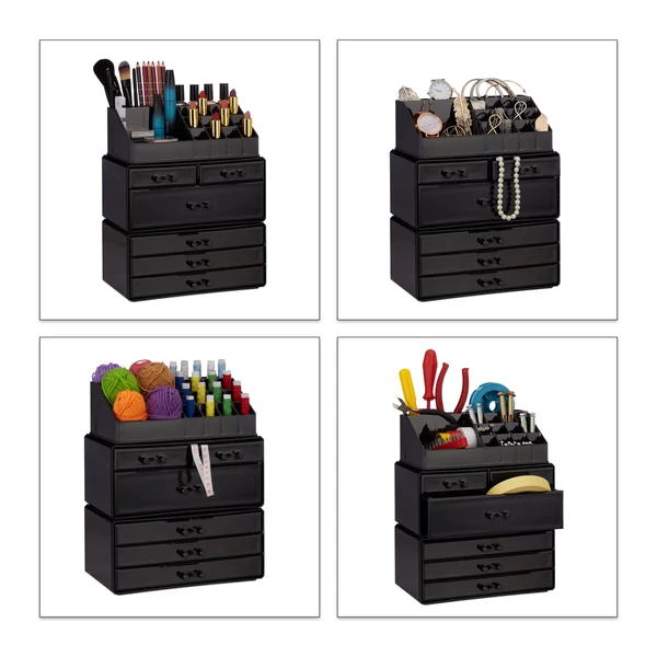 ARIELLA Smink Tároló, Rendszerező 6 Fiókkal