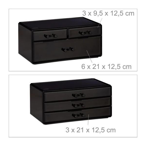 ARIELLA Smink Tároló, Rendszerező 6 Fiókkal