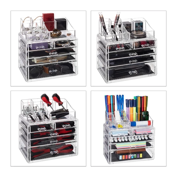 BONITA Smink Tároló, Rendszerező 5 Fiókkal