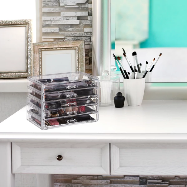 ELGA Smink Tároló Rendszerező Állvány, 4 Színben